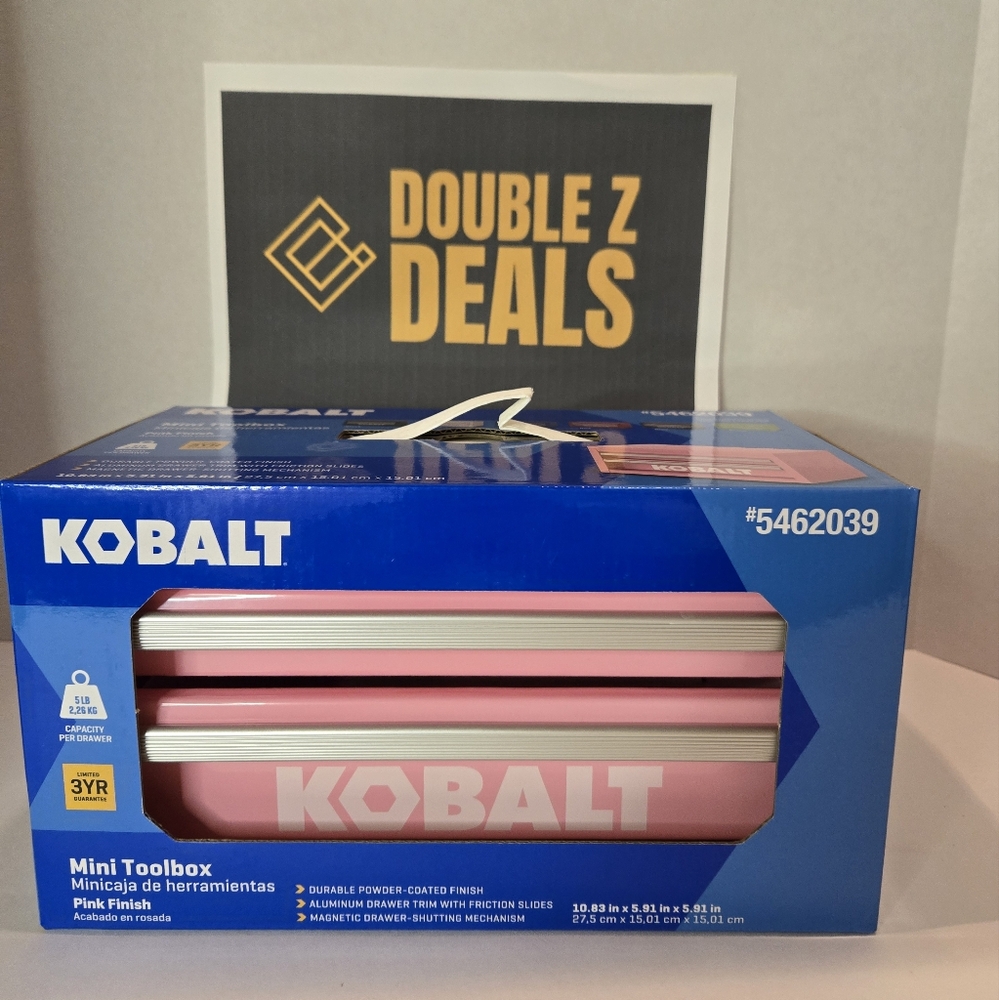 Kobalt pink mini toolbox